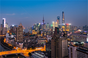 中国上海夜景
